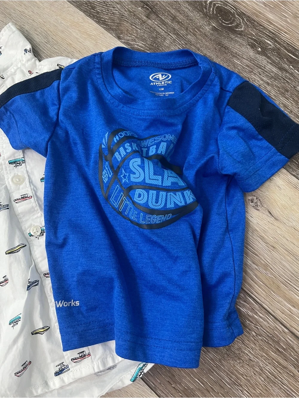 Bundle baby boy bodysuit button down active tee